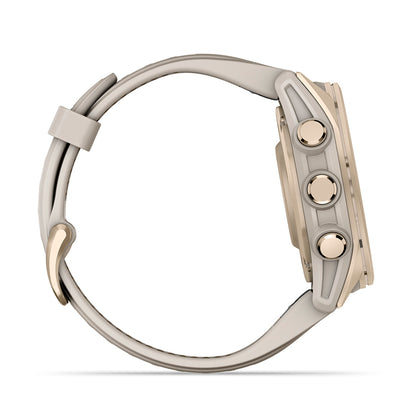 Relógio Garmin Fênix ® 8S Safira Ouro e Cinza