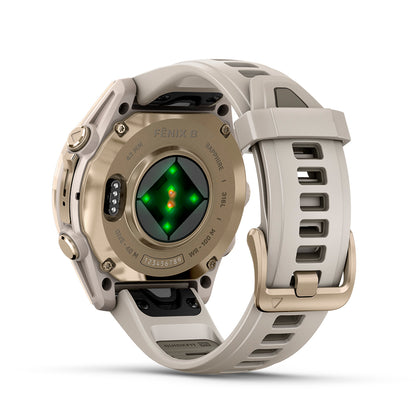 Relógio Garmin Fênix ® 8S Safira Ouro e Cinza