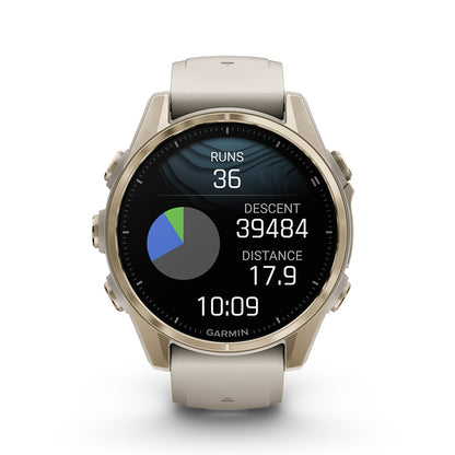 Relógio Garmin Fênix ® 8S Safira Ouro e Cinza