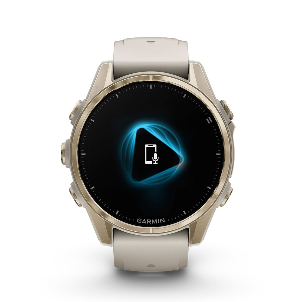 Relógio Garmin Fênix ® 8S Safira Ouro e Cinza