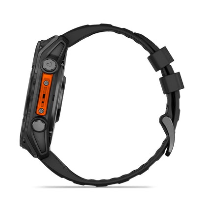 Relógio Garmin Fênix ® 8X Cinza Ardósia e Preto