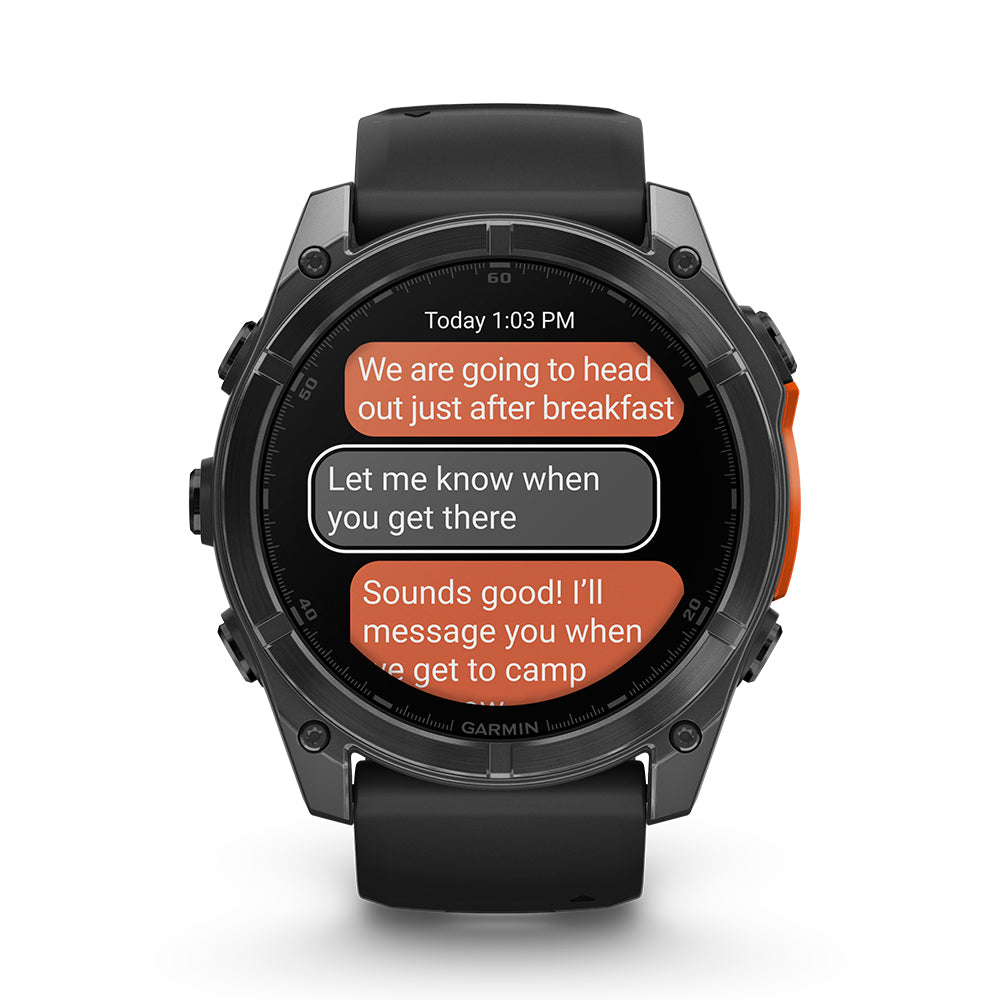 Relógio Garmin Fênix ® 8X Cinza Ardósia e Preto