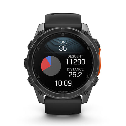 Relógio Garmin Fênix ® 8X Cinza Ardósia e Preto