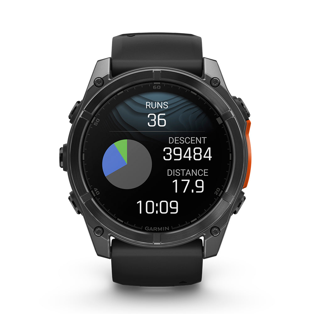 Relógio Garmin Fênix ® 8X Cinza Ardósia e Preto