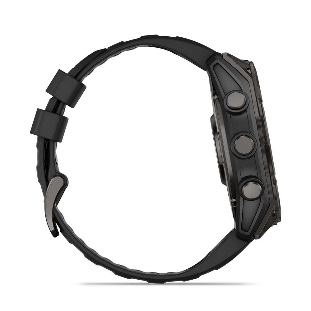 Relógio Garmin Fênix ® 8X Safira Cinza Carbono e Preto
