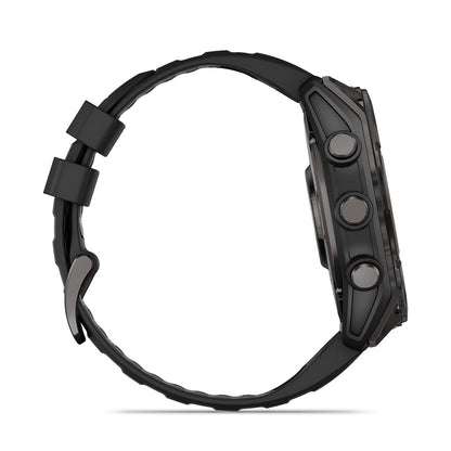 Relógio Garmin Fênix ® 8X Safira Cinza Carbono e Preto