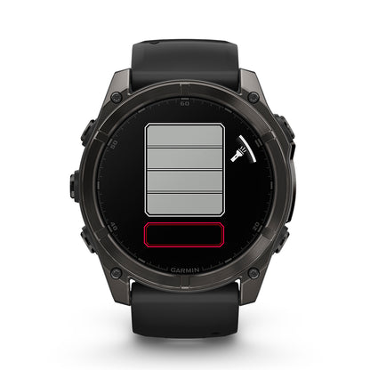 Relógio Garmin Fênix ® 8X Safira Cinza Carbono e Preto