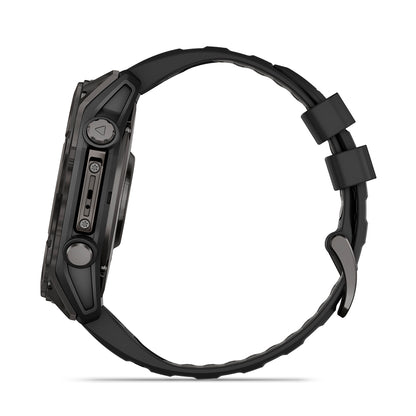 Relógio Garmin Fênix ® 8X Safira Cinza Carbono e Preto
