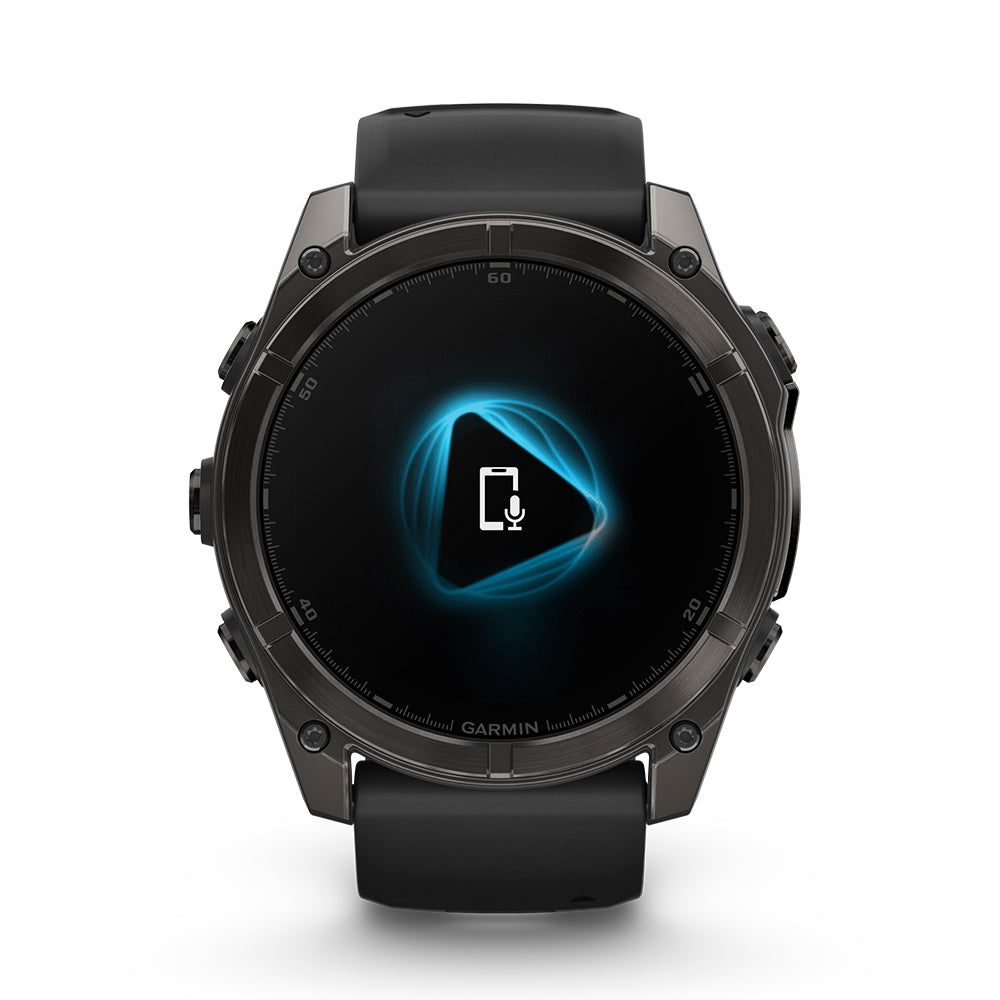 Relógio Garmin Fênix ® 8X Safira Cinza Carbono e Preto