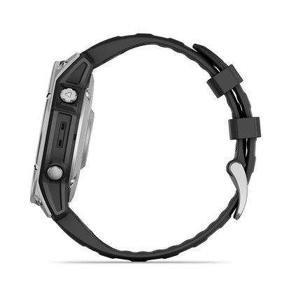 Relógio Garmin Fênix ® E Aço Inoxidável e Preto
