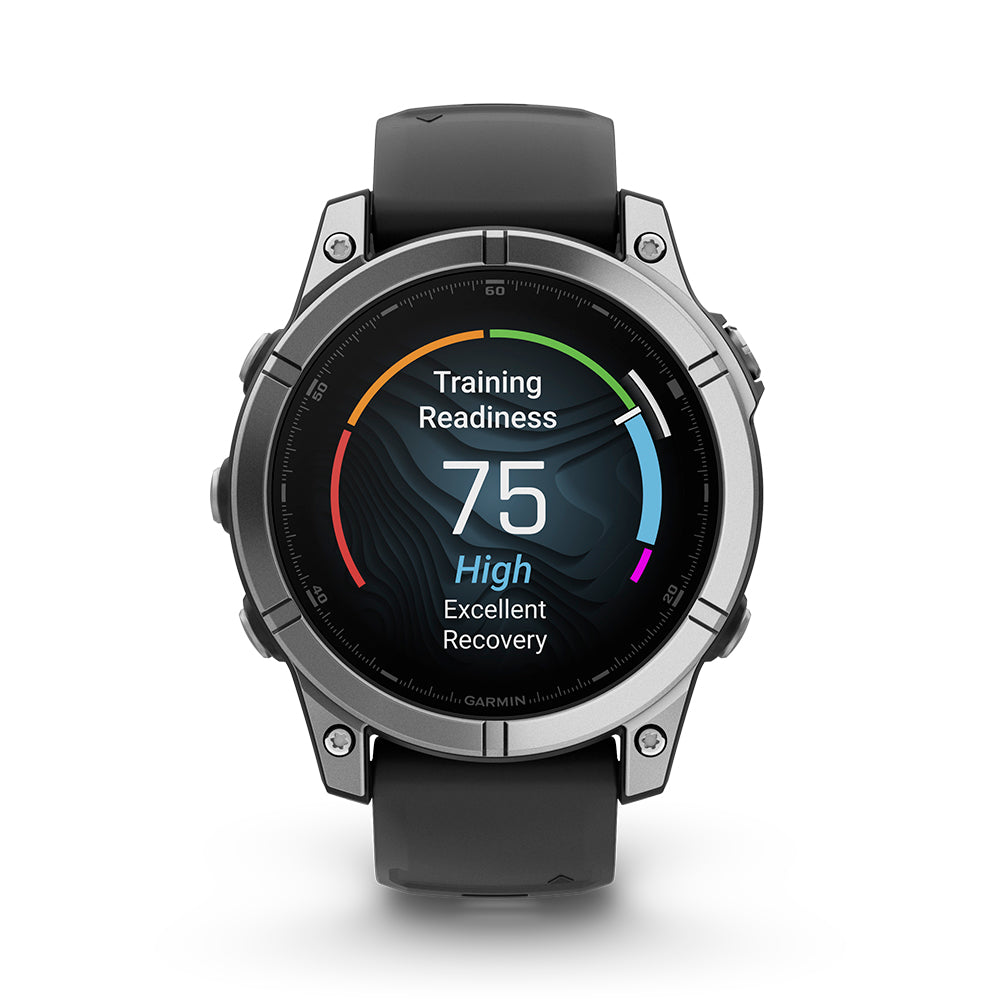 Relógio Garmin Fênix ® E Aço Inoxidável e Preto