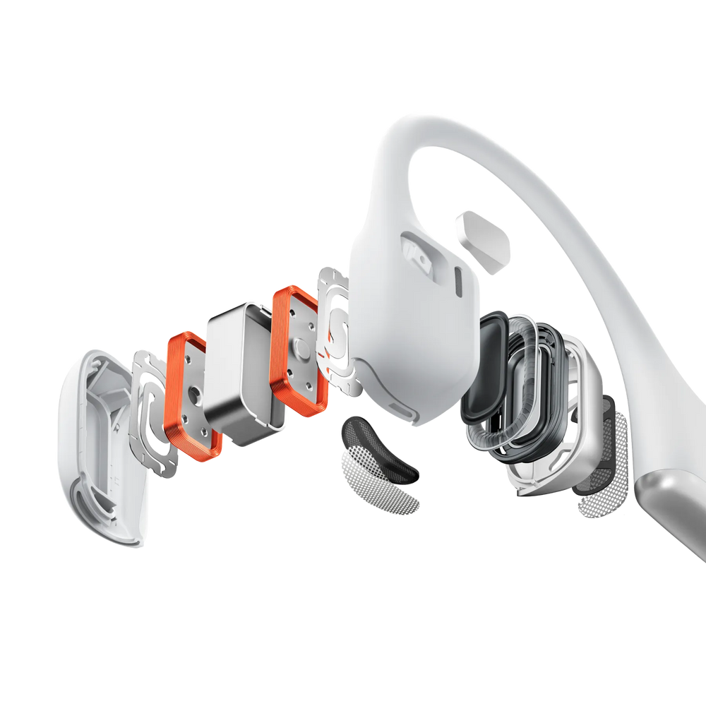 Fone de Condução Óssea Shokz OpenRun Pro 2 Prata