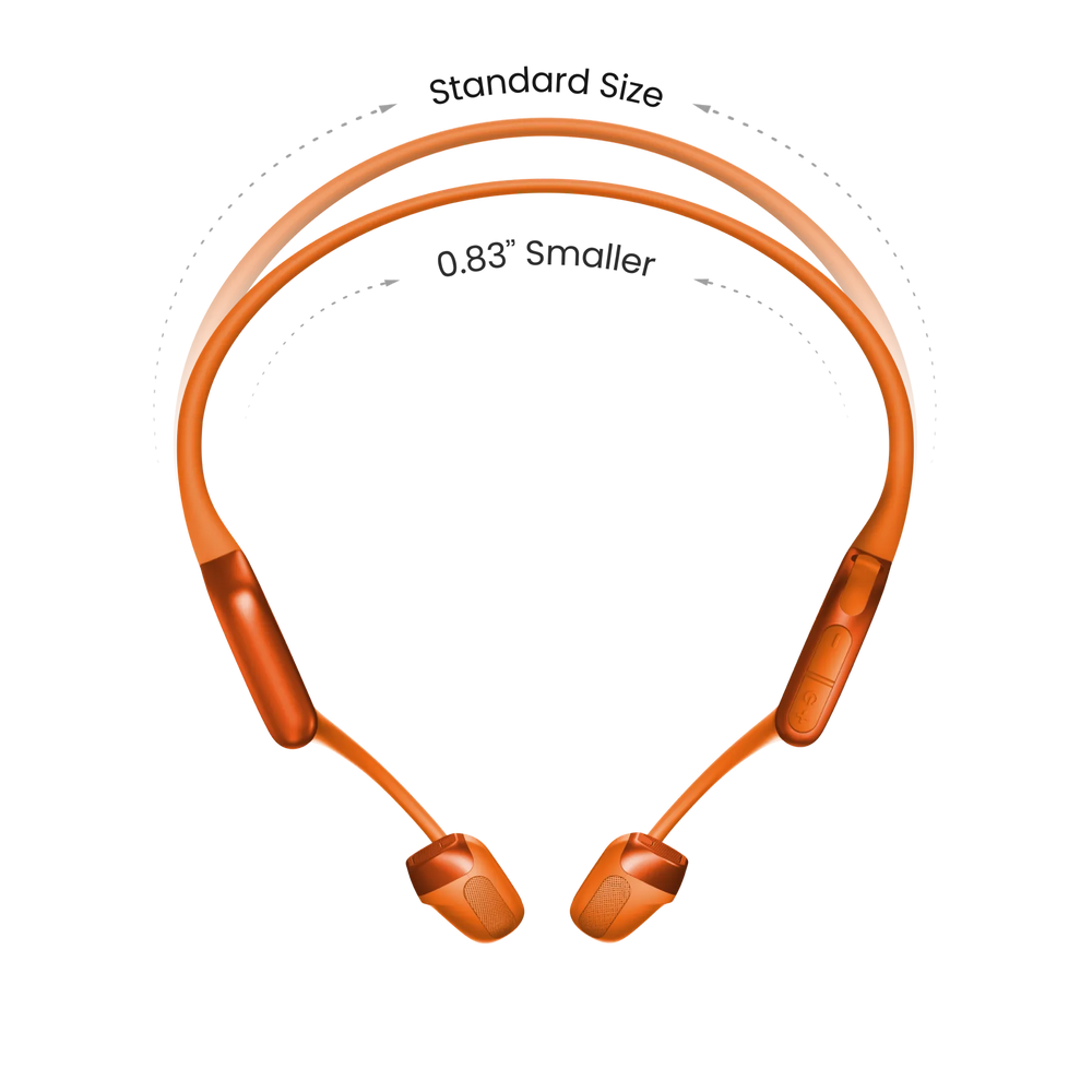 Fone de Condução Óssea Shokz OpenRun Pro 2 Mini Laranja