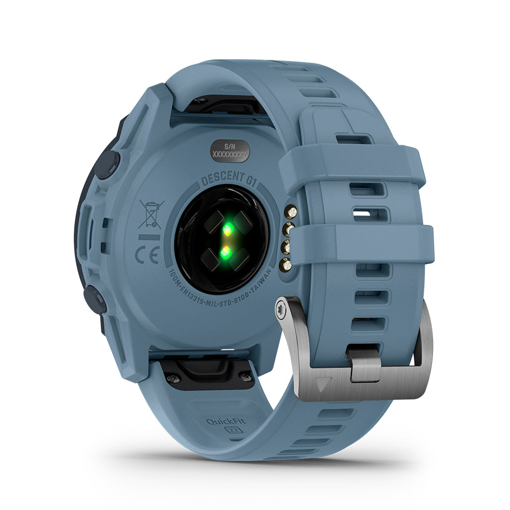 Relógio Garmin Descent ™ G1 Solar Azul