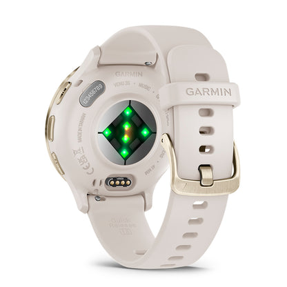 Relógio Garmin Venu ® 3S Marfim e Dourado