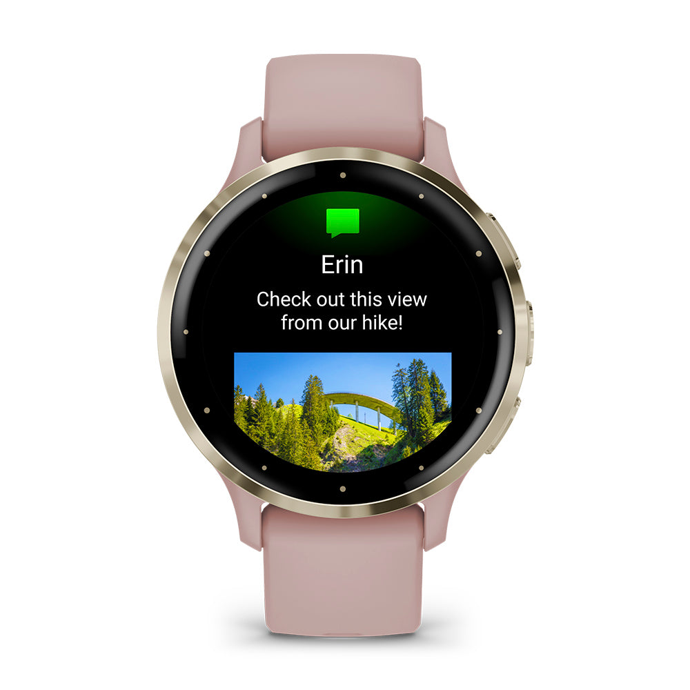 Relógio Garmin Venu ® 3S Rosa e Dourado