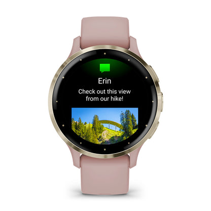 Relógio Garmin Venu ® 3S Rosa e Dourado