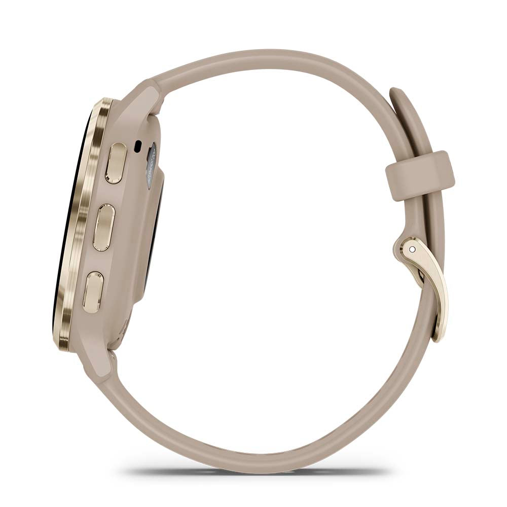 Relógio Garmin Venu ® 3S Bege e Dourado