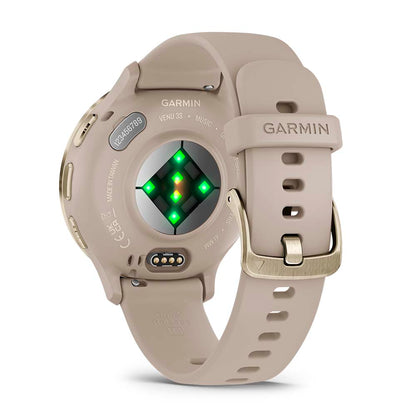Relógio Garmin Venu ® 3S Bege e Dourado