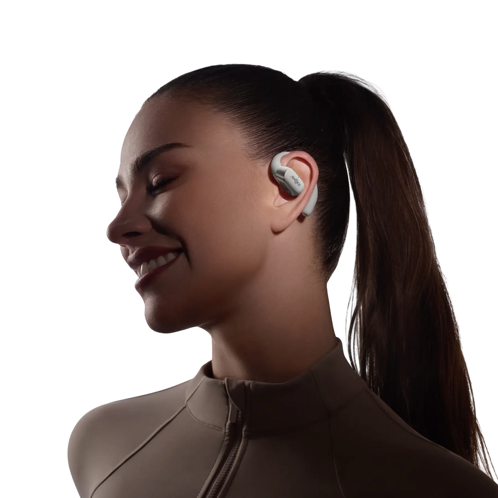 Fone de Ouvido Aberto Shokz OpenFit 2+ Cinza