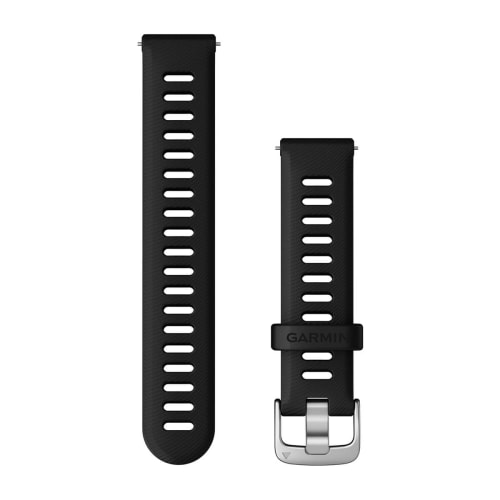 Pulseira Garmin Quick Release 18 mm Preto e Prata