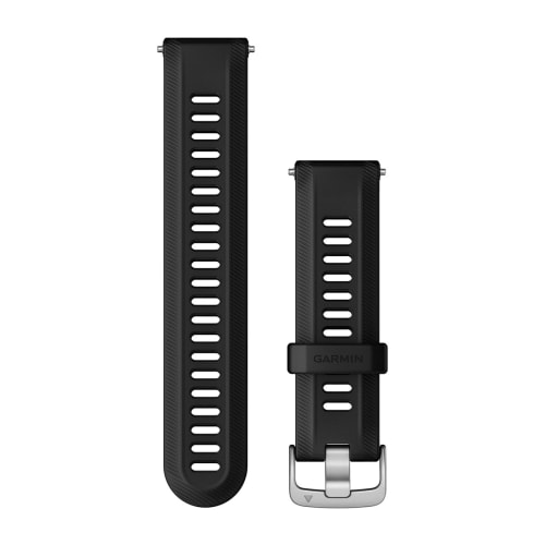 Pulseira Garmin Forerunner ® 22 mm Preto e Prata