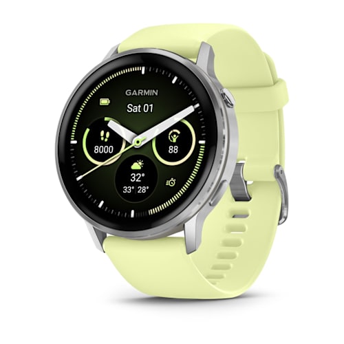 Relógio Garmin Venu ® 4 Prata e Citron