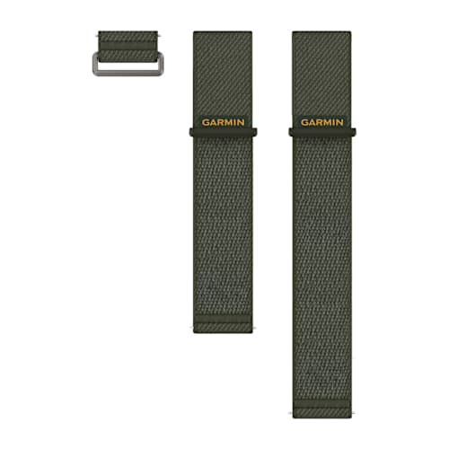 Pulseira Garmin Quick Release 24 mm ComfortFit Nylon Oliva