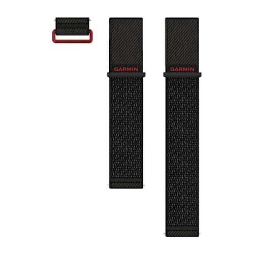 Pulseira Garmin Quick Release 24 mm ComfortFit Nylon Preto