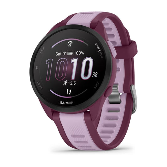Relógio Garmin Forerunner ® 165 Music Cereja e Lilás