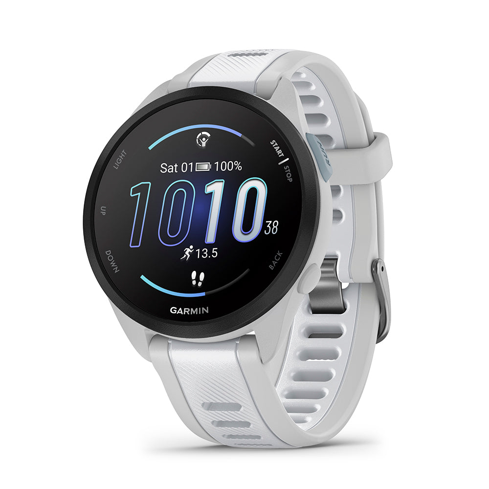 Relógio Garmin Forerunner ® 165 Music Cinza e Branco