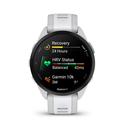 Relógio Garmin Forerunner ® 165 Music Cinza e Branco