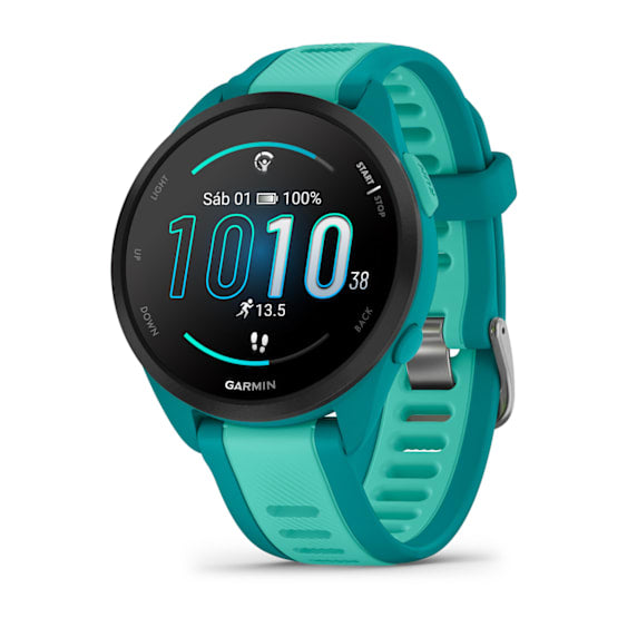 Relógio Garmin Forerunner ® 165 Music Turquesa e Aqua