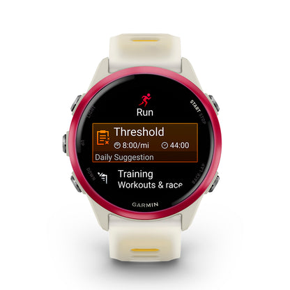 Relógio Garmin Forerunner ® 570 Framboesa e Marfim/Amarelo