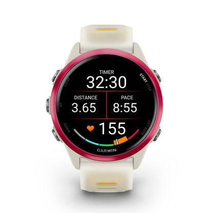 Relógio Garmin Forerunner ® 570 Framboesa e Marfim/Amarelo