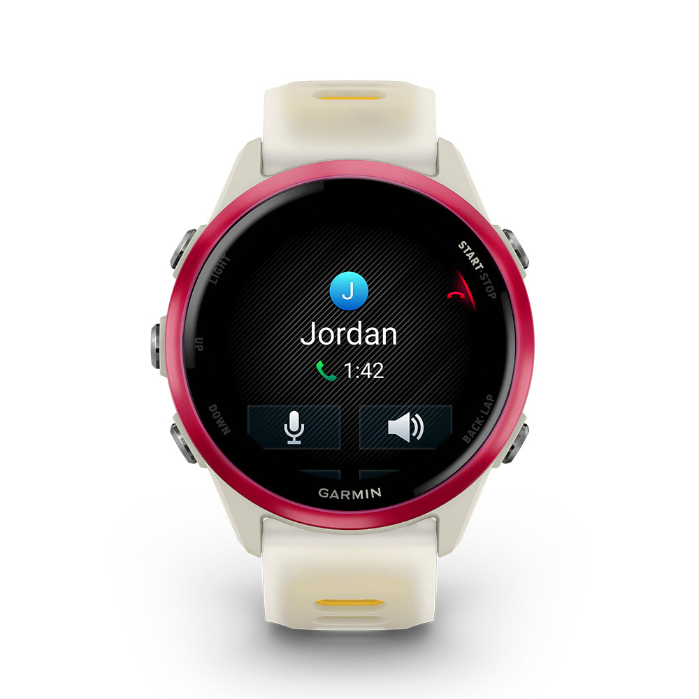 Relógio Garmin Forerunner ® 570 Framboesa e Marfim/Amarelo