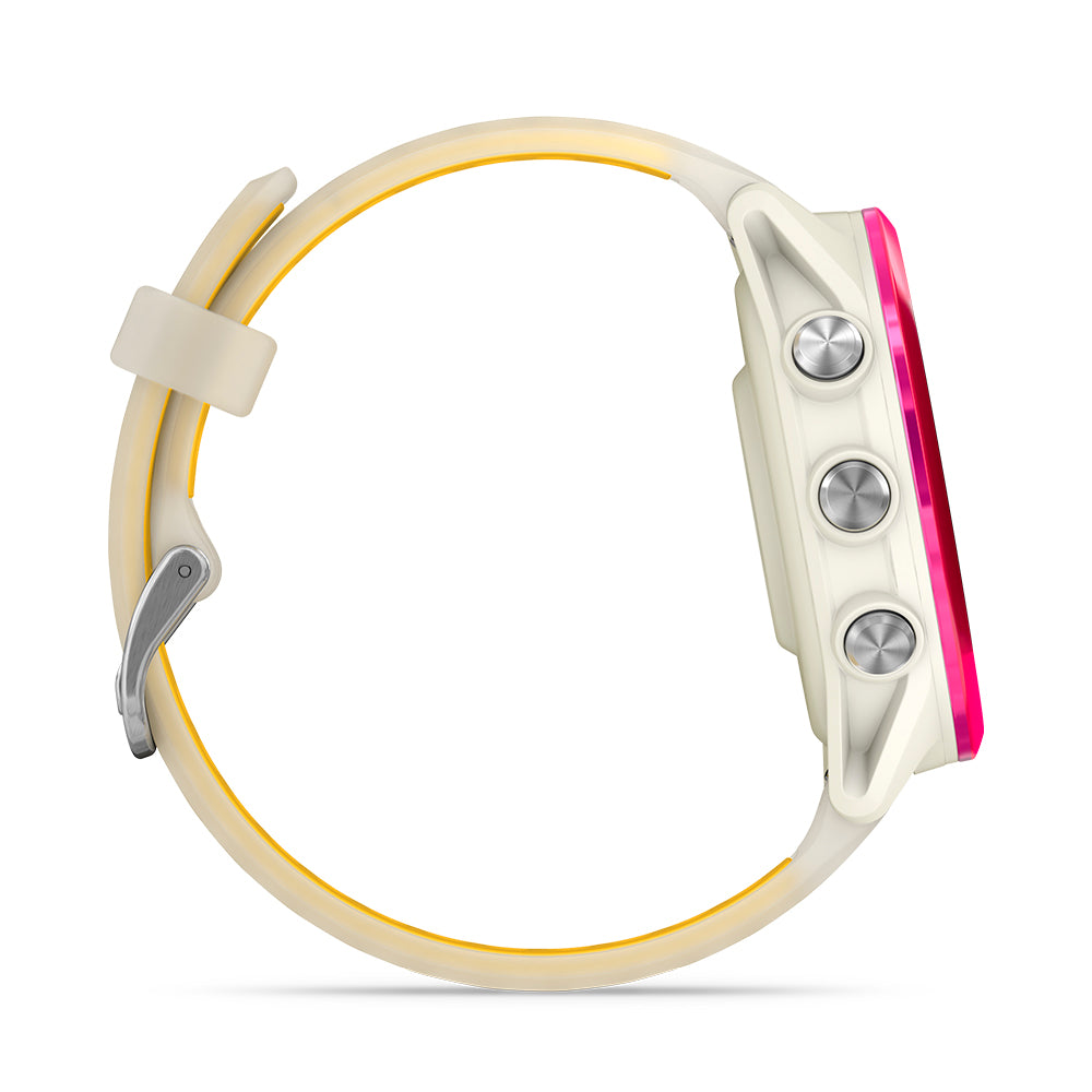 Relógio Garmin Forerunner ® 570 Framboesa e Marfim/Amarelo