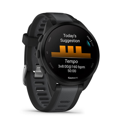 Relógio Garmin Forerunner ® 165 Music Preto e Cinza