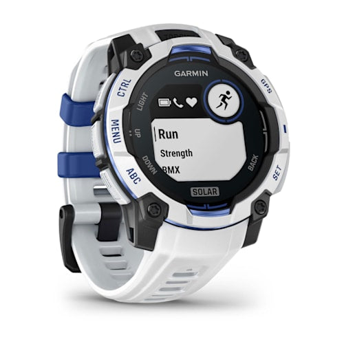 Relógio Garmin Instinct ® 3 Supernova Solar Branco e Azul