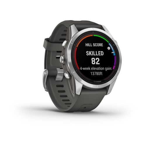 Relógio Garmin Fênix ® 7S Pro Solar Prata e Grafite