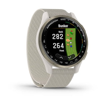Relógio Garmin Approach ® S50 Dourado e Branco