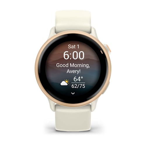 Relógio Garmin Vívoactive ® 6 Rosa e Branco