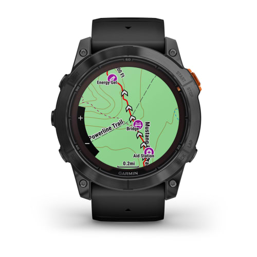 Relógio Garmin Fênix ® 7X Pro Solar Cinza e Preto
