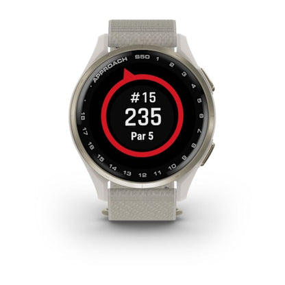 Relógio Garmin Approach ® S50 Dourado e Branco