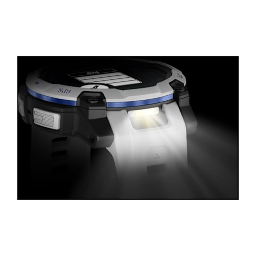 Relógio Garmin Instinct ® 3 Supernova Solar Branco e Azul