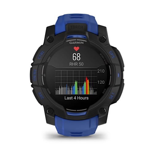 Relógio Garmin Instinct ® 3 Supernova AMOLED Preto e Azul