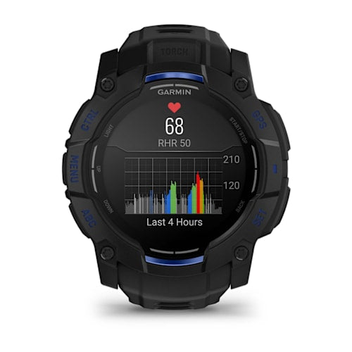 Relógio Garmin Instinct ® 3 Supernova AMOLED Preto e Azul