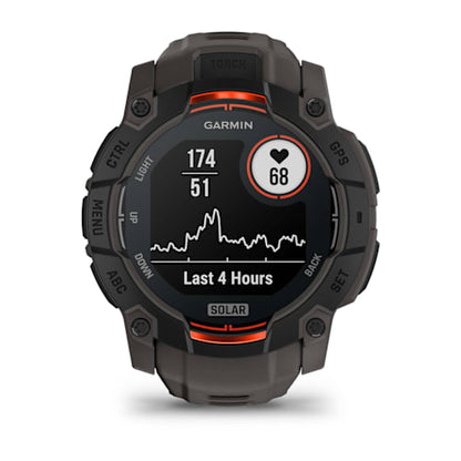 Relógio Garmin Instinct ® 3 Solar Preto e Grafite