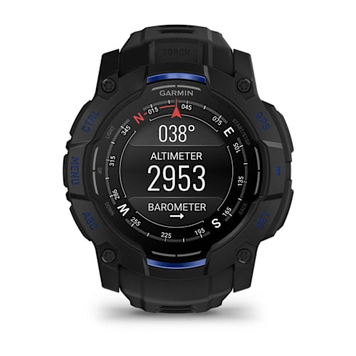 Relógio Garmin Instinct ® 3 Supernova AMOLED Preto e Azul