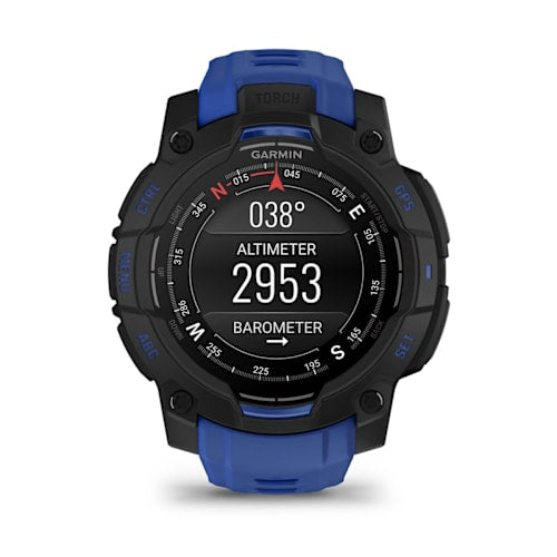 Relógio Garmin Instinct ® 3 Supernova AMOLED Preto e Azul